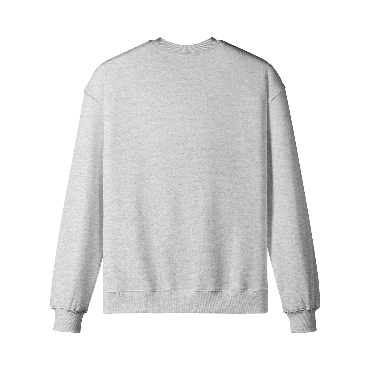 Weißes Baumwoll Sweatshirt | Oversized T-Shirt mit Drop-Shoulder